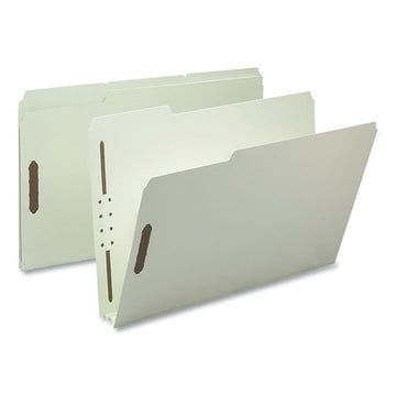Smead® 100% Recycled Pressboard Fastener Folders, Legal Size, Gray-green, 25-box freeshipping - TVN Wholesale